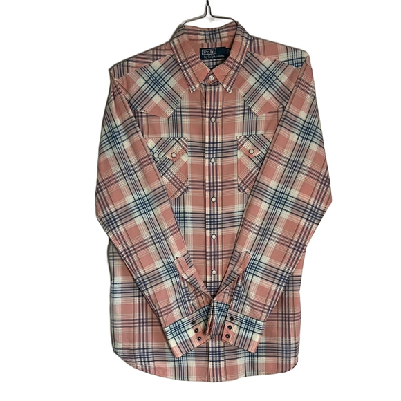 Polo Ralph Lauren Other - Polo by Ralph Lauren Pink and Blue Plaid Shirt